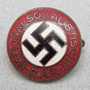 NSDAP Membership Badge with Steinhauer & Lück Logo and Ges Gesch