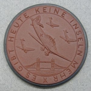 Meissen Medallion, No more island / War forced upon us