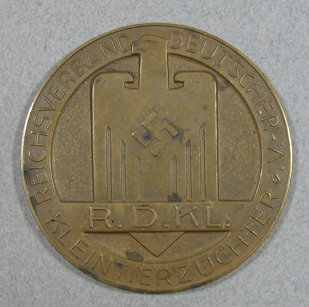 Reichsverband Deutscher Kleintierzüchter Table Medal