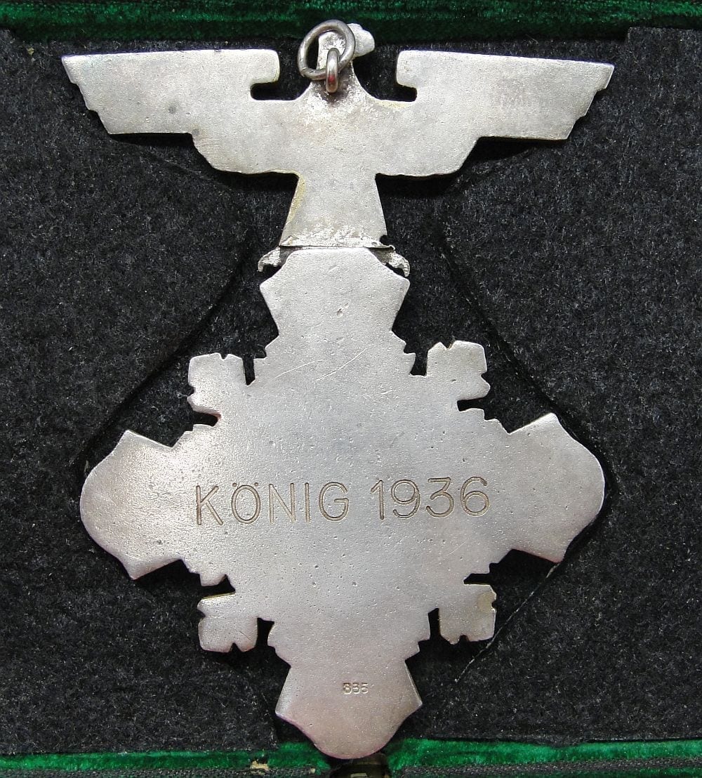 Third Reich "1936 King" Grand Prize Shooting Award - Silver