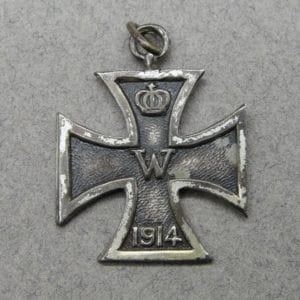 Miniature WW1 Iron Cross in Sterling