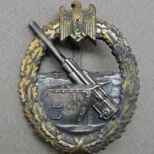Kriegsmarine Coastal Artillery Badge by L/56