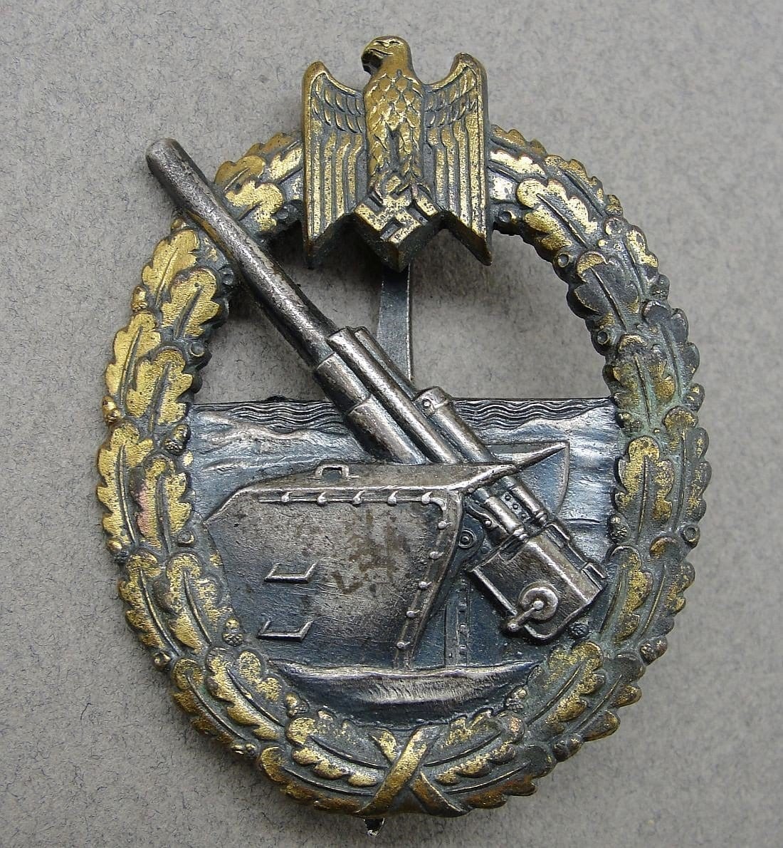 Kriegsmarine Coastal Artillery Badge by L/56
