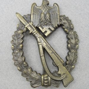 Army/Waffen-SS Infantry Assault Badge, Bronze Grade, by M.K. 1. Choice!