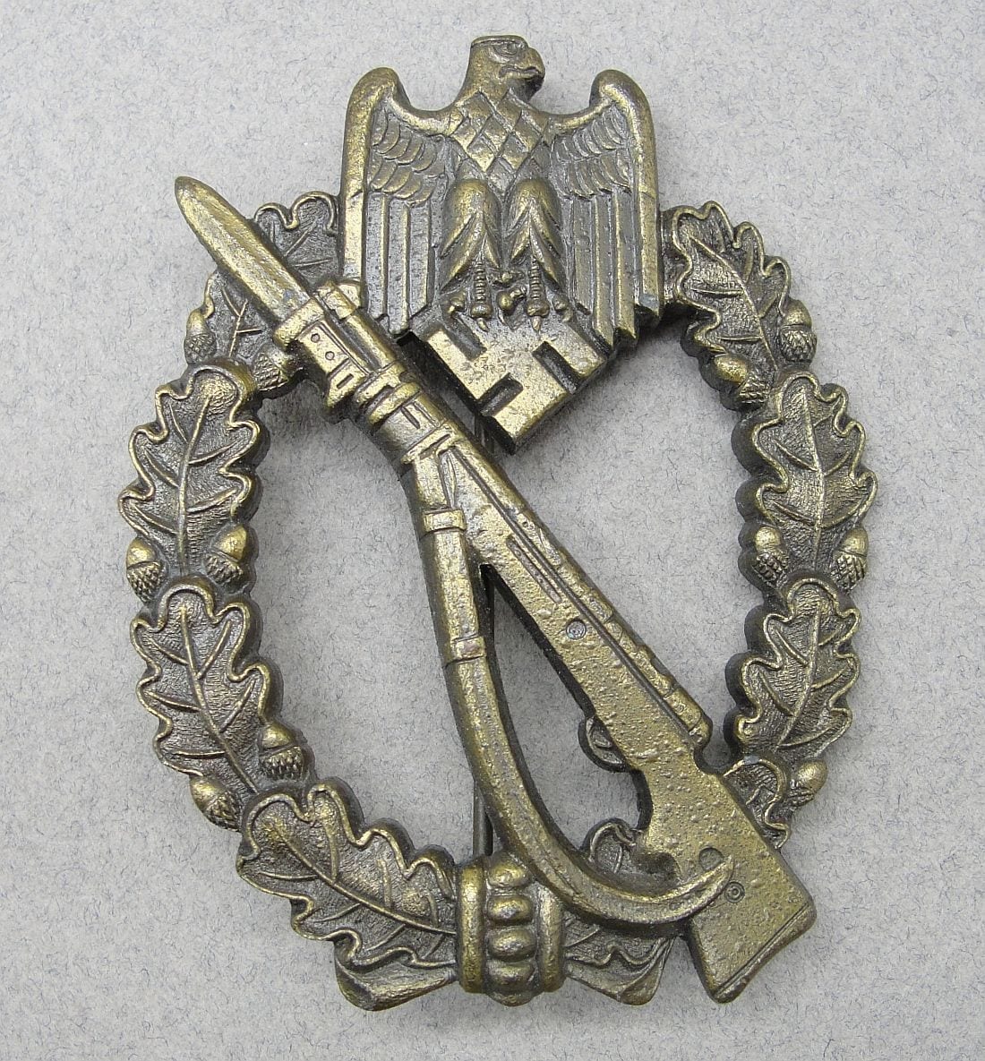 Army/Waffen-SS Infantry Assault Badge, Bronze Grade, by M.K. 1. Choice!