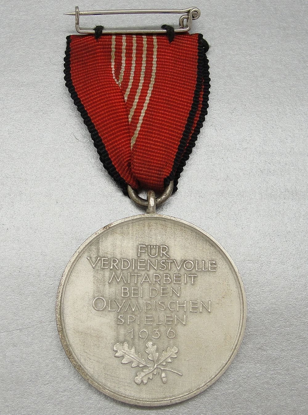 Cased 1936 Olympic Service Medal