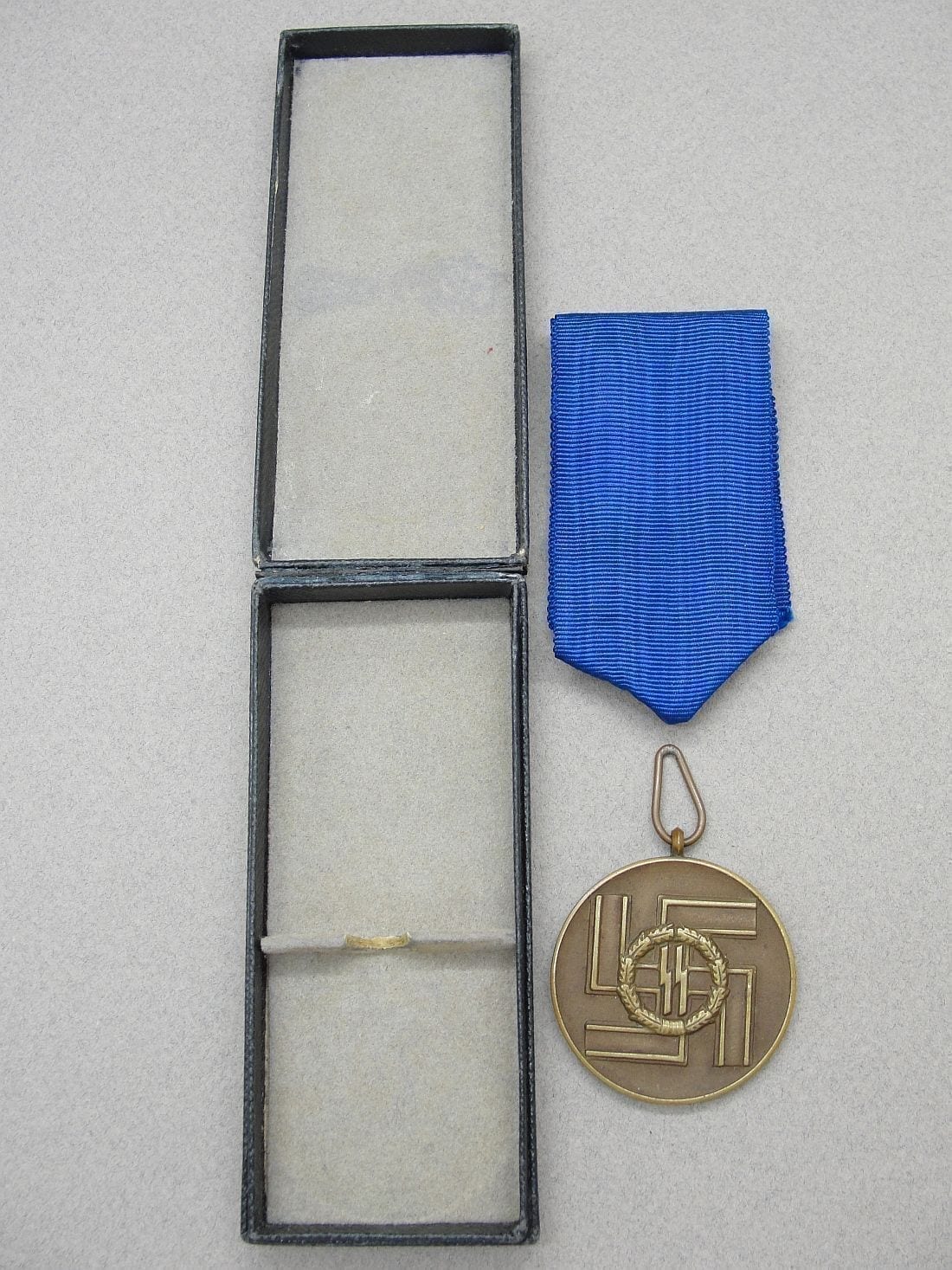 Cased SS 8 Year Service Medal, Choice!