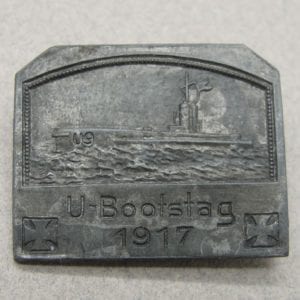 U-Boat U-9 1917 Event Badge by Deschler