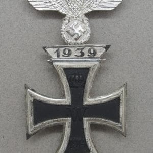 Combined 1914 Iron Cross First Class and 1939 First Class Spange by Deumer - Choice!!