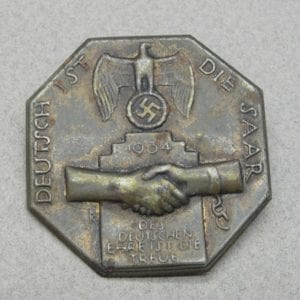 1934 The Saar is German Badge