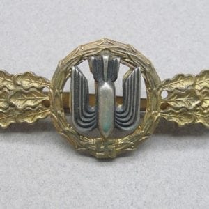 Luftwaffe Squadron Clasp for Bomber Pilots Gold Grade
